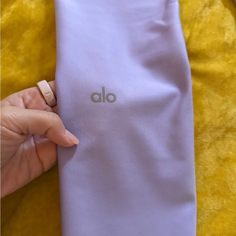 Alo yoga 7/8 High waist airlift legging and heabdbad violet skies